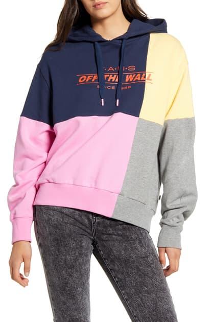 vans pink hoodie dress