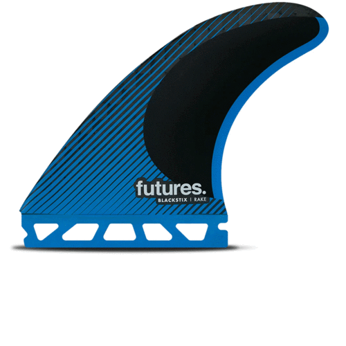 R6 Blackstix Thruster Set - Blue - M - Surf | Hyper Ride