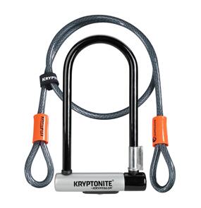 KRYPTONITE SERIES 2 U-LOCK 4 X 9 & 4FT KRYPTOFLEX CABLE W/BKT