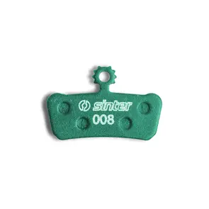 SINTER AVID & SRAM [ELIXIR TRAIL, G2, GUIDE] BRAKE PAD, 1 PAIR, RACE GREEN