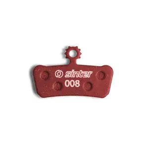 SINTER AVID & SRAM [ELIXIR TRAIL, G2, GUIDE] BRAKE PAD, 1 PAIR, STANDARD COMPOUND RED