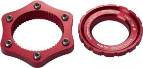 REVERSE CENTER LOCK ADAPTER REVERSE COMPONENTS RED