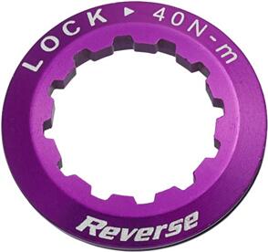REVERSE BIKE 8-11 SPEED CASSETTE LOCK RING REVERSE PURPLE