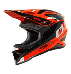 ONEAL 2025 YOUTH 1SRS HELMET STREAM V.24 - MATTE BLK/RED 