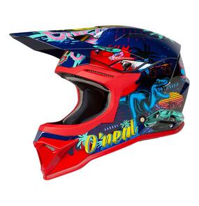 ONEAL 2025 YOUTH 1SRS HELMET REX V.24 - GLOSS MULTI