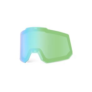 100% SNOW SNOWCRAFT/SNOWCRAFT XL REPL LENS - HIPER DUAL PANE MIRROR GREEN