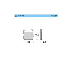 MOTO MASTER 091012 BRAKE PADS FRONT AND REAR RACING GP HONDA KTM HUSQVARNA SUZUKI YAMAHA