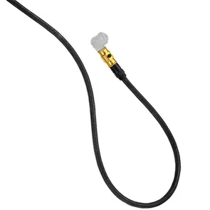 LEZYNE ABS BRAIDED FLOOR PUMP HOSE GLOSS GOLD