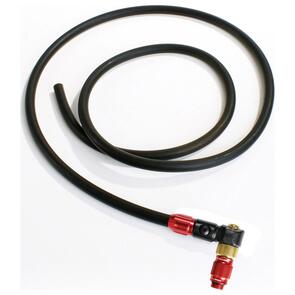 LEZYNE ABS1 PRO FLOOR PUMP HOSE - STANDARD RED/HI GLOSS