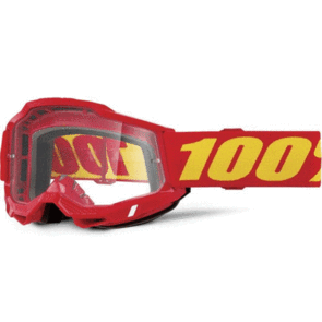 100% 2025 ACCURI 2 OTG GOGGLE RED CLEAR LENS