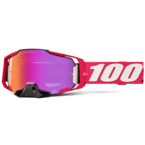 100% 2025 ARMEGA GOGGLE KLOUG HIPER MIRROR DARK RED LENS
