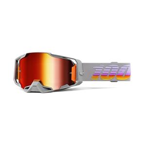 100% MOTO  2027 ARMEGA GOGGLE FALLBROOK RED MIRROR LENS