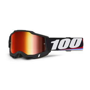 100% ACCURI 2 GOGGLE MAGNUS RED MIRROR LENS