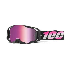 100% MOTO  2027 ARMATIC GOGGLE BODINO PINK MIRROR LENS
