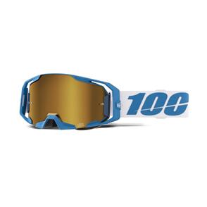 100% MOTO  2027 ARMATIC GOGGLE TUCKWELL TRUE GOLD MIRROR LENS