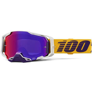 100% ARMEGA GOGGLE DIFENBAK PURPLE MIRROR LENS