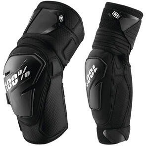 100% FORTIS KNEE AND ELBOW GUARDS BLACK