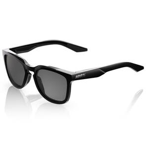 100% HUDSON - POLISHED BLACK - GREY POLARIZED