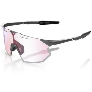 100% HYPERCRAFT SQ - GLOSS LIGHT GREY - ROSE GOLD MIRROR PHOTOCHROMIC