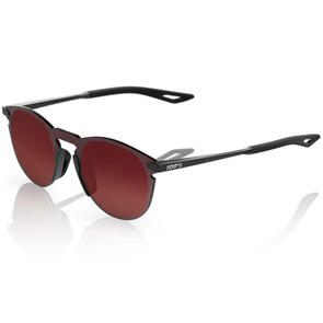 100% LEGERE RND - POLISHED BLACK - BROWN/RED FLASH MIRROR GRADIENT