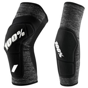 100% RIDECAMP KNEE AND ELBOW PACKAGE HEATHER GREY BLACK