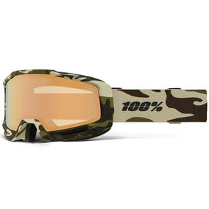 100% SNOW OKAN GOGGLE CAMO - HIPER MIRROR COPPER