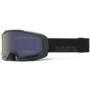 100% SNOW OKAN GOGGLE MATTE BLACK - HIPER MIRROR WHITE