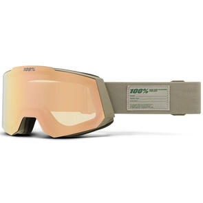 100% SNOW SNOWCRAFT GOGGLE CEMENT - HIPER DEEP RED W/ COPPER MIRROR