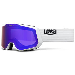 100% SNOW SNOWCRAFT XL GOGGLE WHITE - HIPER COPPER W/ VIOLET MIRROR