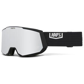 100% SNOW SNOWCRAFT XL AF GOGGLE BLACK - HIPER SILVER W/ SILVER MIRROR