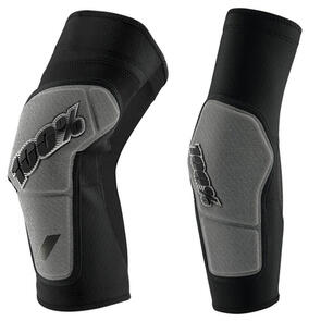 100% RIDECAMP KNEE AND ELBOW GUARDS BLACK/GREY