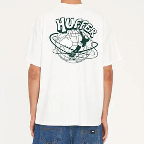 HUFFER BLOCK TEE 220/ORBIT WHITE