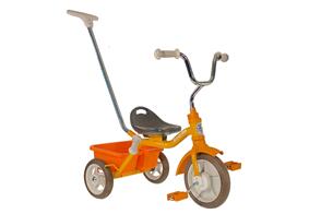 ITALTRIKE 10" PASSENGER TRICYCLE - ROAD WORK ORANGE