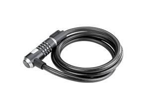 KRYPTONITE KRYPTONITE KRYPTOFLEX 1218 COMBO CABLE LOCK BLACK 12MM X 180CM (70.9"")
