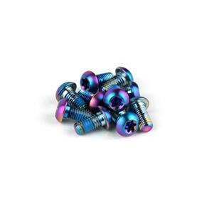 SRAM ROTOR BOLT KIT TI T25 RAINBOW QTY 12 00.5318.027.000