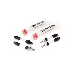 ROCKSHOX UNIVERSAL BLEED KIT (INCLUDES 2 SYRINGES 2 STANDARD FITTINGS CHARGER FITTING AND REVERB BLEEDING EDGE FITTING)