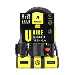 AUVRAY U-BIKE 82X147MM WITH MOUNT + CABLE