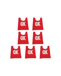 VICTOR BIBS NETBALL RED JUNIOR