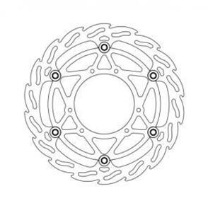 MOTO MASTER BRAKE DISC FRONT MOTO MASTER FLAME FLOATING OVERSIZED 270MM HONDA CR125R CR250R 95-07 CR500R 95-01