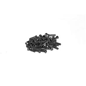 SALTPLUS SALT SPOKE NIPPLES BRASS BLACK - 40 PACK 