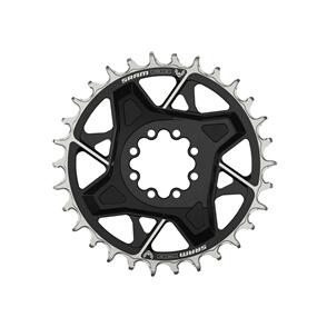 SRAM X0 D1 CHAIN RING T-TYPE DIRECT MOUNT 3MM OFFSET EAGLE BLACK