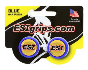 ESI GRIPS BAR PLUGS BLUE