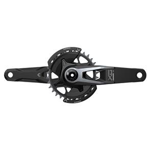 SRAM CRANKSET X0 EAGLE V2 Q174 CL55 DUB MTB WIDE BLACK 2-GUARDS 32 TOOTH T-TYPE (BOTTOM BRACKET AND BOTTOM