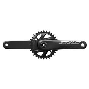 TRUVATIV CRANK STYLO CARBON EAGLE CANNONDALE-AI DUB 12 SPEED WITH DIRECT MOUNT 34 TOOTH X-SYNC 2 CHAIN RING BLACK
