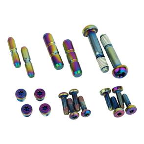 SRAM DISC BRAKE LEVER HARDWARE UPGRADE KIT G2 ULT / RSC - (INCLUDES RESERVOIR CAP BOLTS, BLEED SCREWS, SWINGLINK PINS,