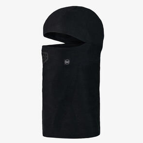BUFF JR BALACLAVA HINGED THERMONET SOLID BLACK