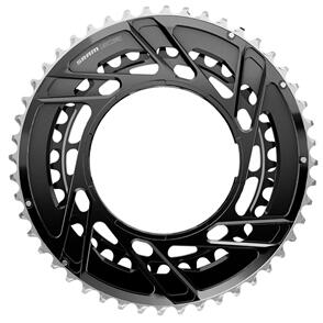 SRAM CHAIN RING KIT FORCE E1 FOR POWERMETER - THREAD MOUNT BLACK (INCLUDING PIN THREAD BACKUP AND SCREW) 