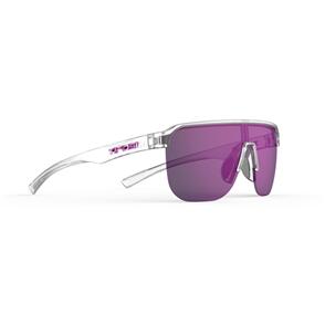 TIFOSI TIFOSI SANCTUM SL SUNGLASSES CRYSTAL CLEAR WITH PURPLE MIRROR AR LENS 