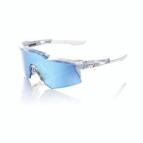 100% SPEEDCRAFT XS - POLISHED TRANSLUCENT CLEAR - HIPER BLUE