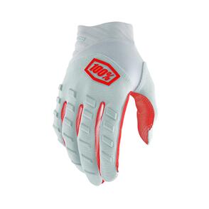 100% 2 AIRMATIC GLOVES SILVER 